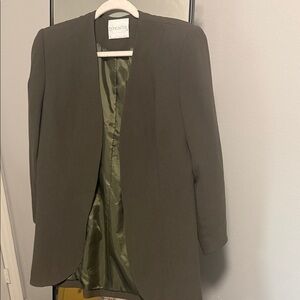 Women's Olive Green Blazer